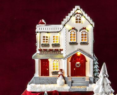 Belysning Jul LED Lygte Hus 26 cm