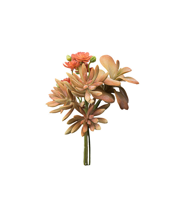 Kunstig Sukkulent buket 18 cm