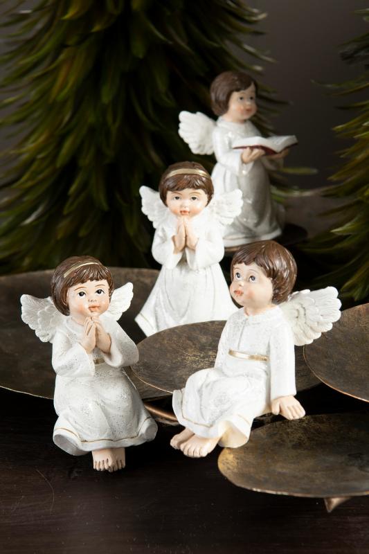 Dekoration Angel Børn Mix Poly 2-pack