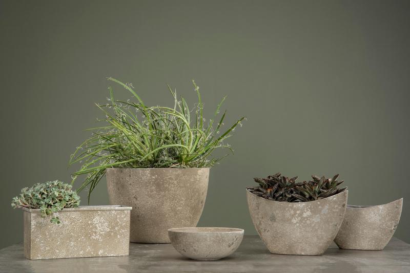 Skjuler Hård plast Mud Krukke Pot 20x9x11cm