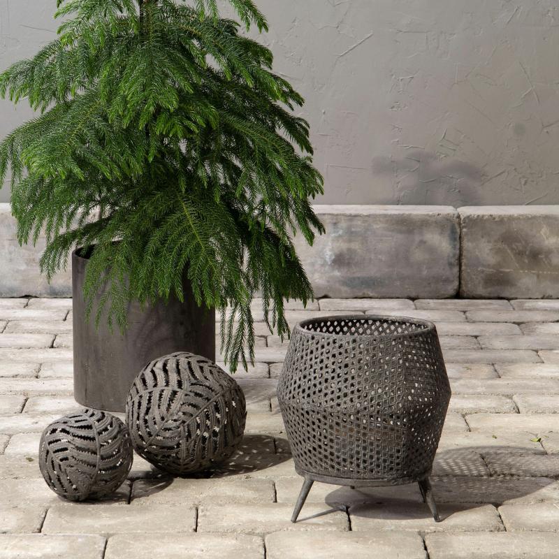 Lantern Marshall Holder Kurv Metal 23x26,5cm