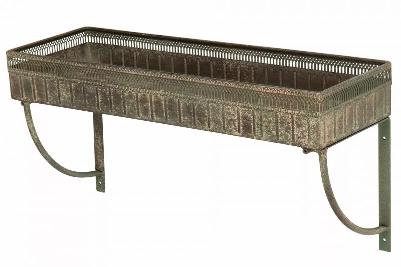 Væghylde Metal Grøn 55,5x18,5x28cm