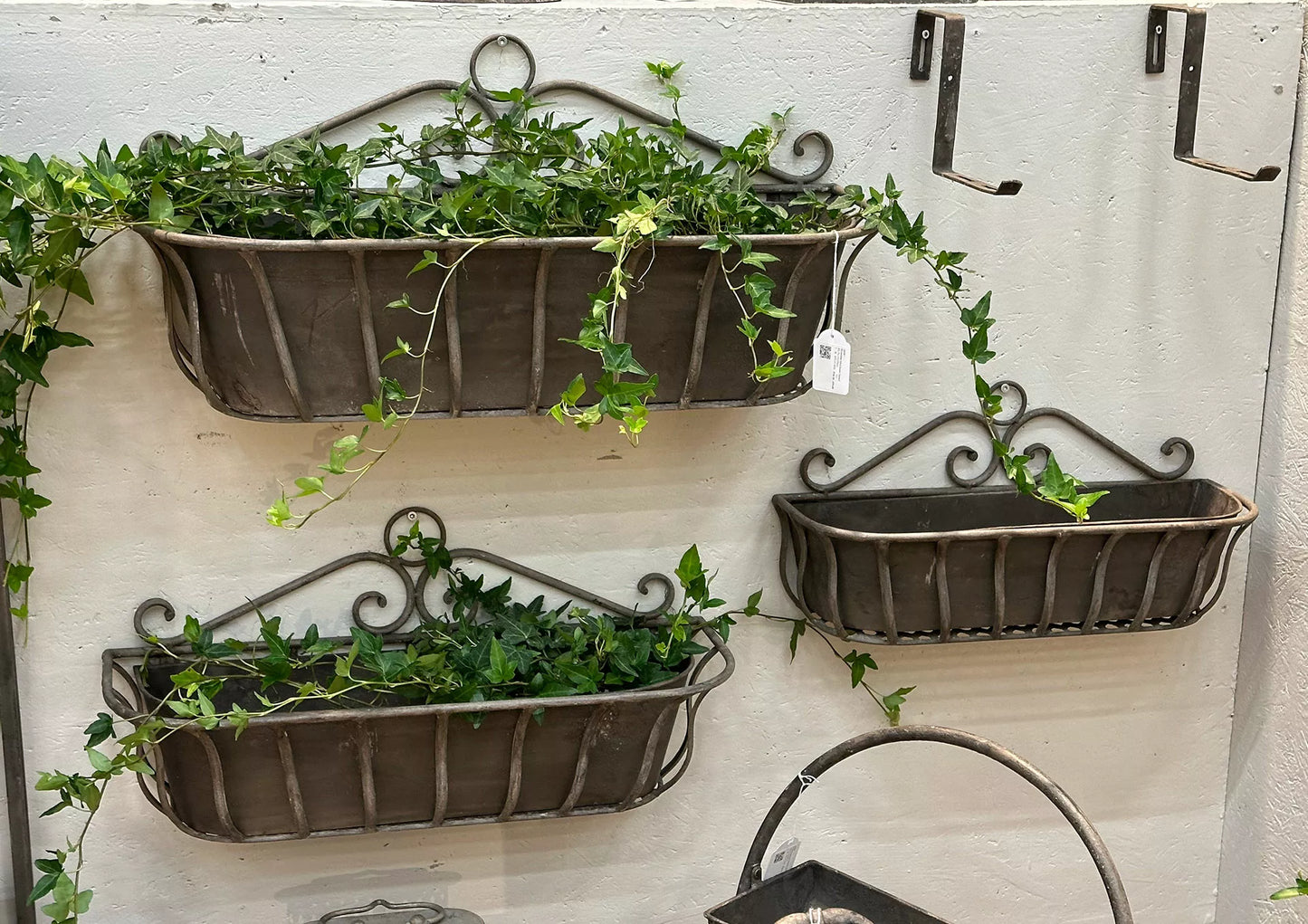 Blomlåda Med Insats Metall 63,5x22x29cm 3-pack I lager: Vecka 9