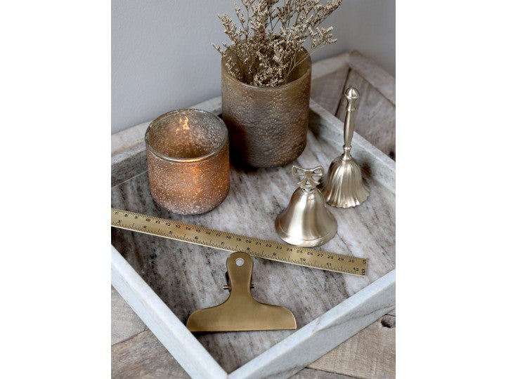 Lantern Vire m. mønster H12,5/Ø12 cm antique zink 1 st