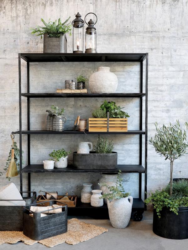 Dekorativ æske Æblekasse m. håndtag H20,5/L40/B25 cm natur