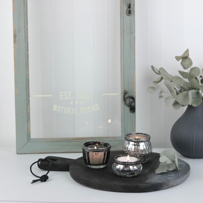 Dekorativt fad Bakke med stenplade 31,5 cm