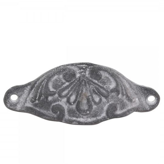 Dørhåndtag H4 / L11 / B3 cm antikgrå