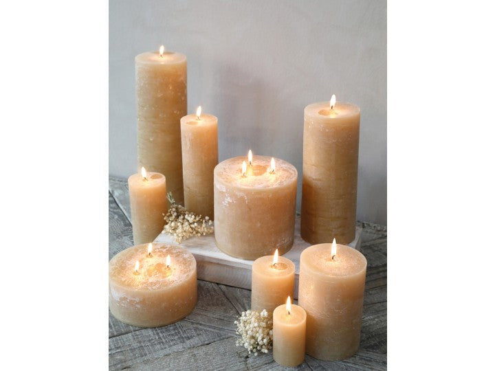 Macon rustik Bloklys honning 80 t H20/Ø7 cm