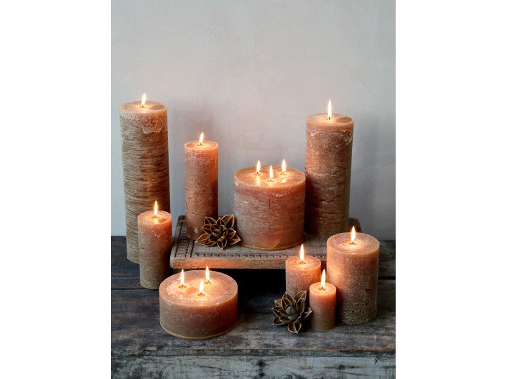 Macon rustik Bloklys valnød 90 t H15/Ø10 cm