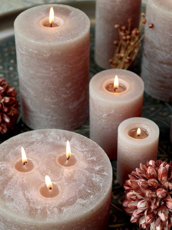 Macon rustik Bloklys hør 90 t H15/Ø10 cm