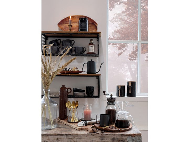 Lantern Hurricane m. glas H11/Ø11 cm antique messing 1 st