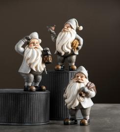 A Lot decoration Nisse Grå 15cm mix 3-pack , hemmetshjarta.dk