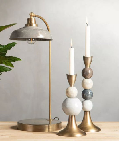 Lysestage Kronelys Multi Stone