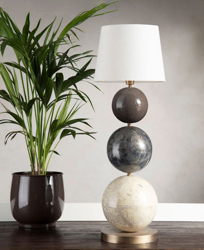 Bordlampe Lampestativ Multi Stone 3 78 cm