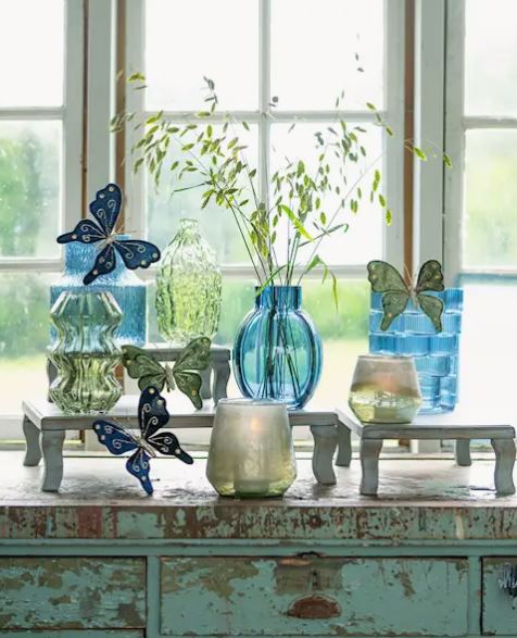 Dekorativt Piedestalbord Grå 3-pak 50/40/30 cm