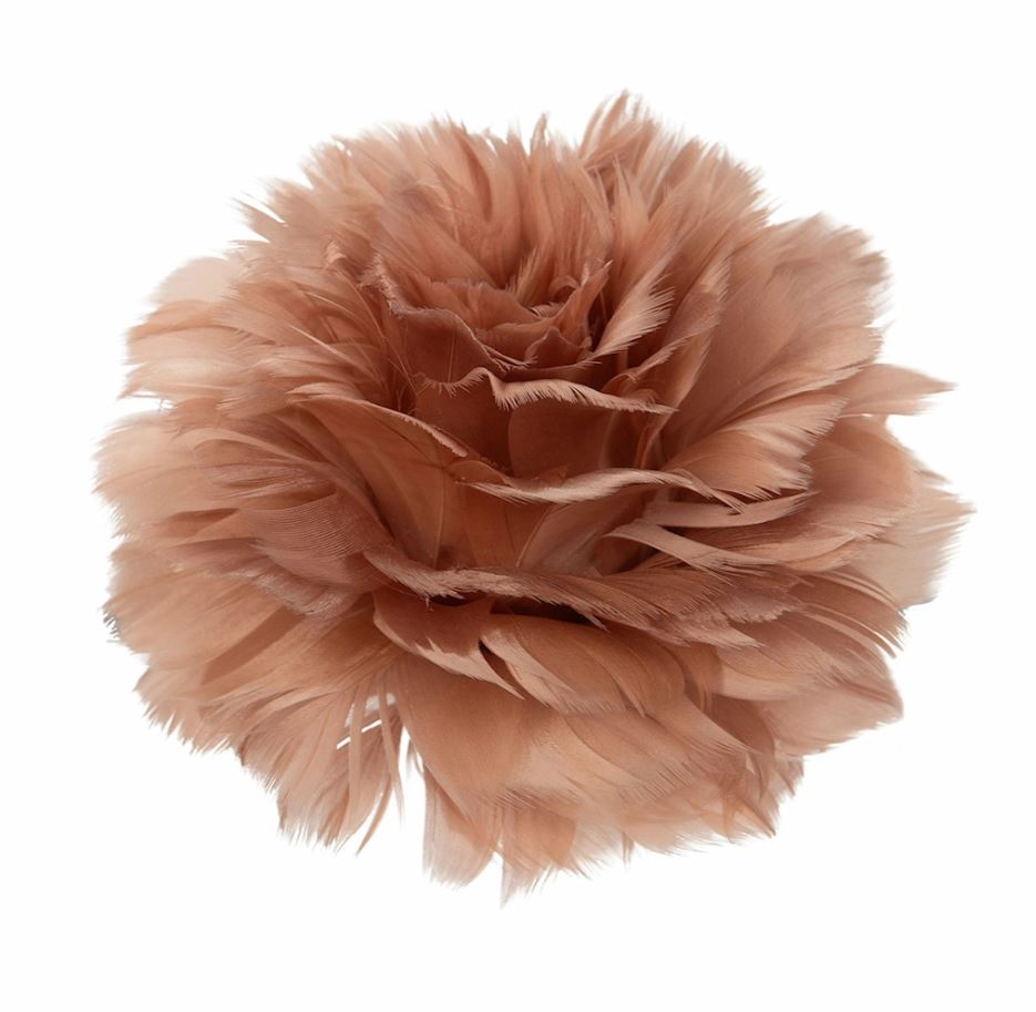 Dekoration Fjerblomst Med Clip Muldvarp 6-pack Ø11 cm