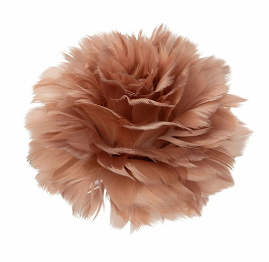 Dekoration Fjerblomst Med Clip Muldvarp 6-pack Ø11 cm