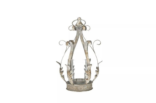 Lantern Hurricane Lyselygte Champagne 25x22x37cm