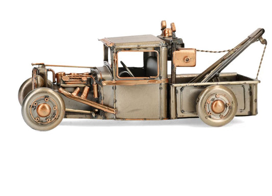 Dekoration bjærgningsbil Metallic 30x14x12cm