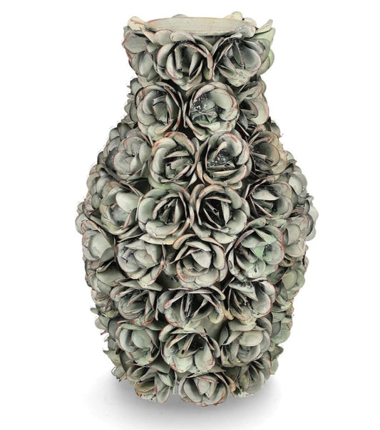 Vas Ofelia Blomstrende Grøn Ø20x30cm Metal