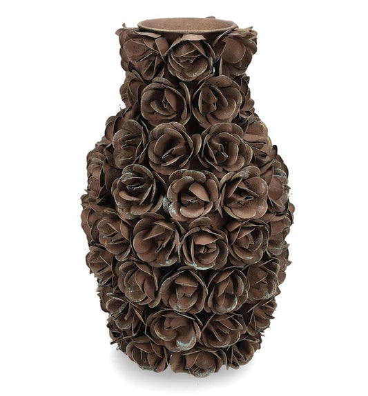 Vas Ofelia Blomstrende Brun Ø20x30cm Metal