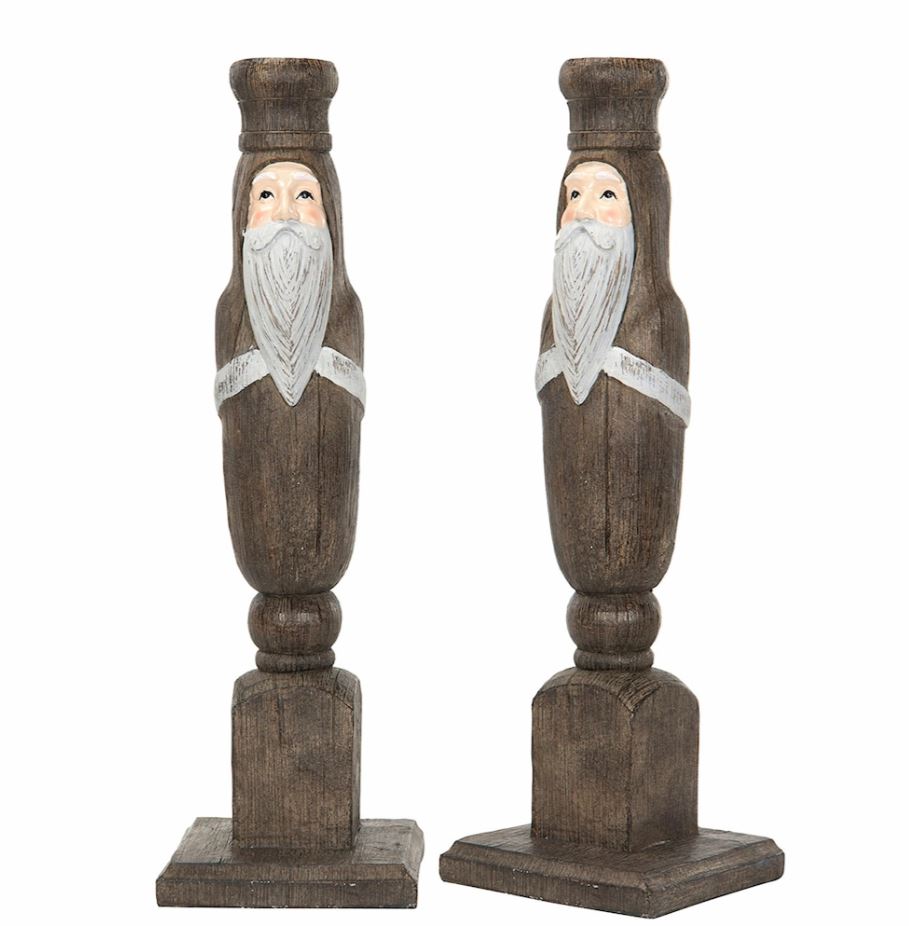 Julelysestage 2-pak Nisse Natur 30 cm