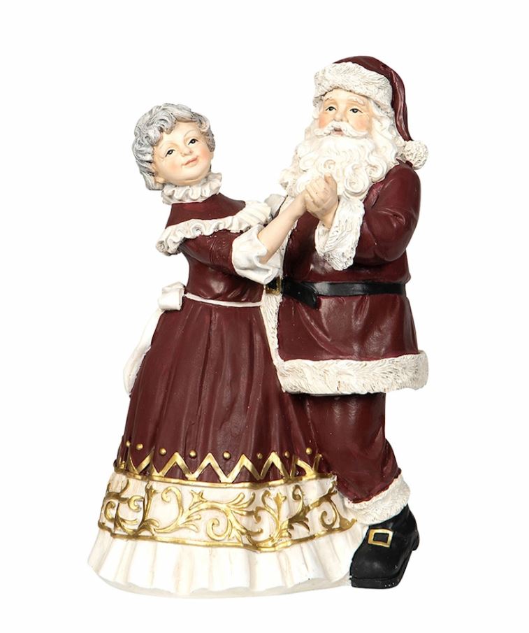 Indendørs juledekoration Nisse dans 16x12x25 cm