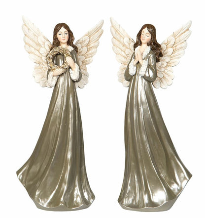 Indendørs juledekoration Engel 2-pak Mix 26 cm