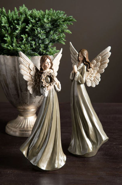 Indendørs juledekoration Engel 2-pak Mix 26 cm