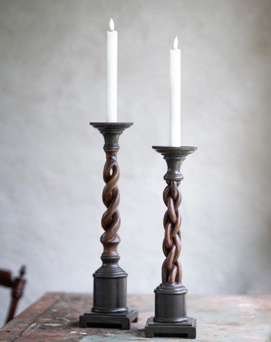 Lysestage Kæde 38 cm sort brun