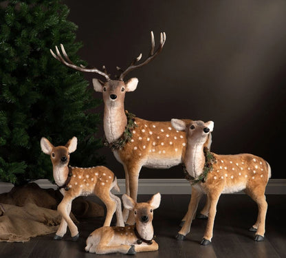 Indendørs juledekoration Dovhjort Hane 115x45x117cm