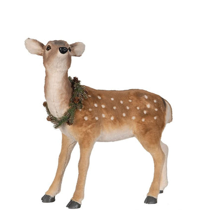 Indendørs juledekoration Dovhjort Hun 79x38x70cm