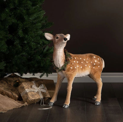 Indendørs juledekoration Dovhjort Hun 79x38x70cm