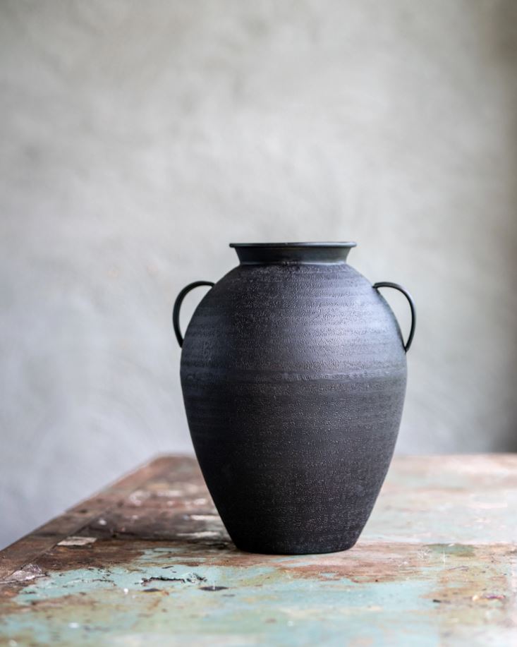 Skjuler Urtepotte Urne Metal 27x28x34cm