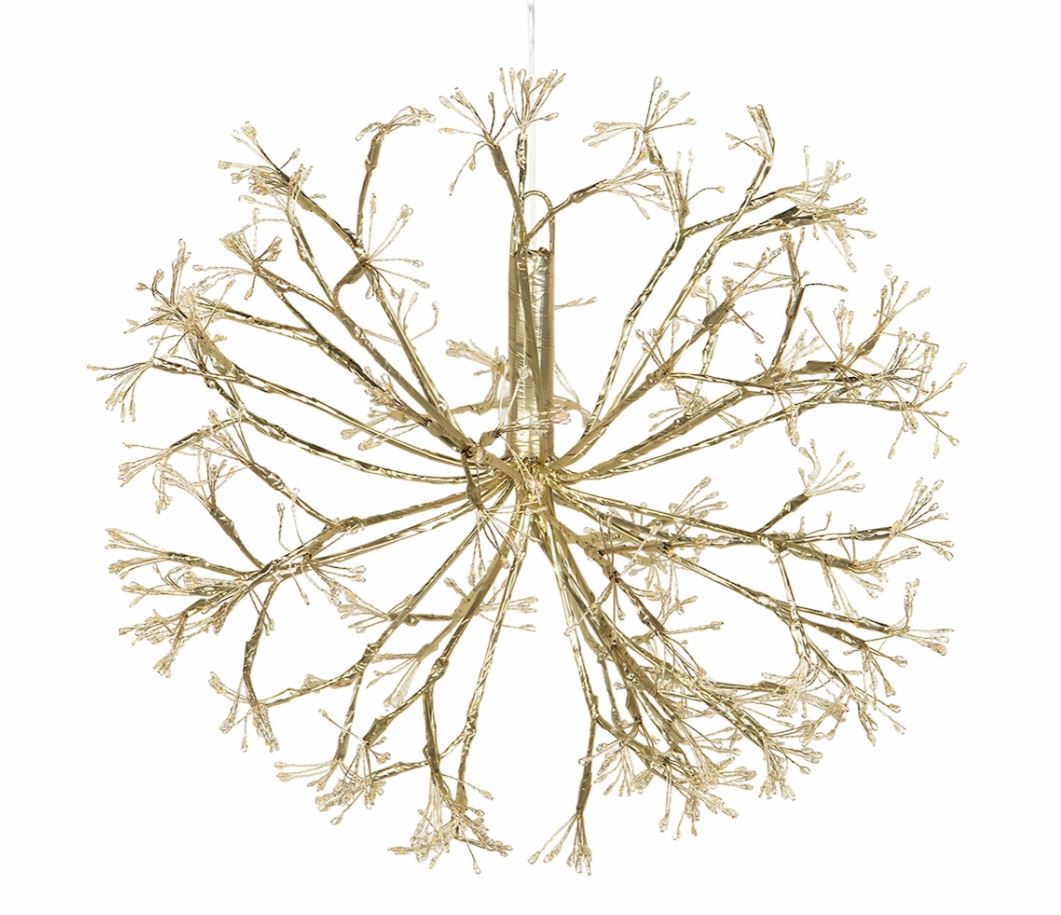 Belysning Jul LED-bolle med grene Ø40 cm