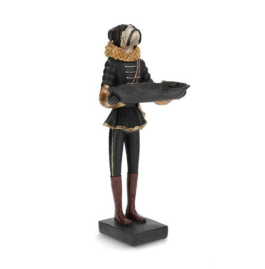 Dekoration Bulldog Med Fat Poly 15x15x36cm