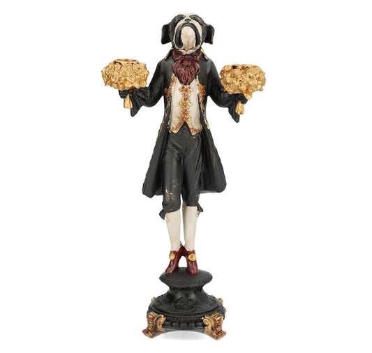 Lysestage Bulldog 20x11x40cm