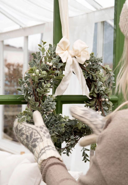 Jul div. Krans Rimfrost Blade/Bær Ø35 cm