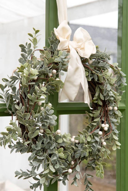 Jul div. Krans Rimfrost Blade/Bær Ø35 cm