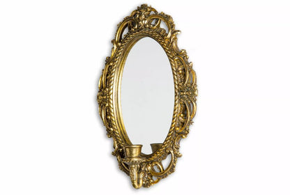 Lysestage Væglampe Spejl 32x9x47cm