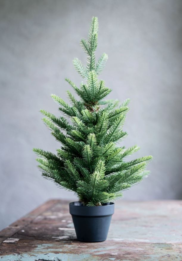 Jul div. Kunstig Plante Gran i Potte 60 cm