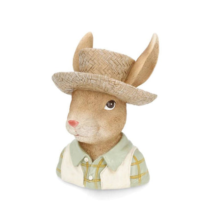 Påskepynt Byste Hr. Kanin Hat