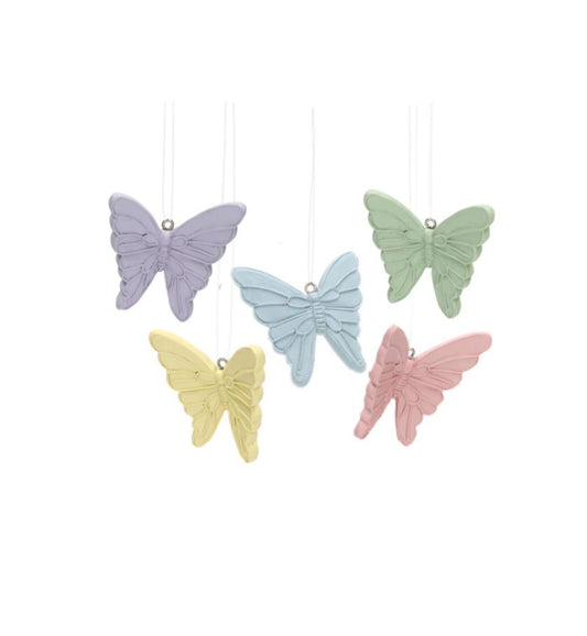 Påskepynt Hængende Sommerfugl Mix 10-pak