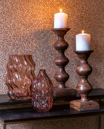 Lysestage Moa 40 cm Træ