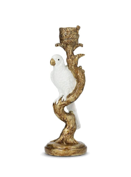 Lysestage Fugle på Gren 26 cm På lager uge 09