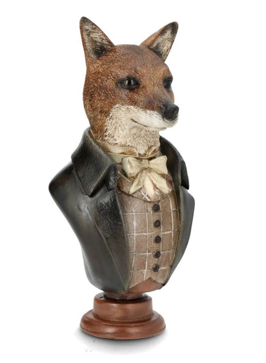 Dekoration Byst Ræv 30 cm På lager uge 07