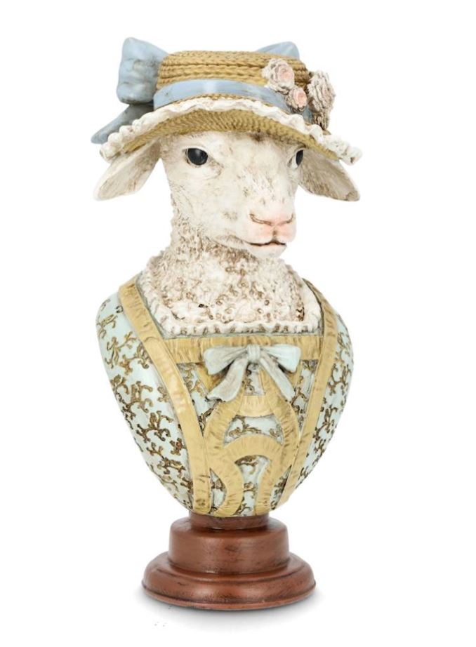 Dekoration Byst Får 30 cm På lager uge 07