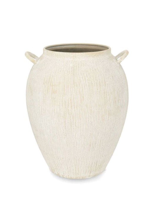 Dekorativ Vase Calliope 31 cm hvid På lager igen i august