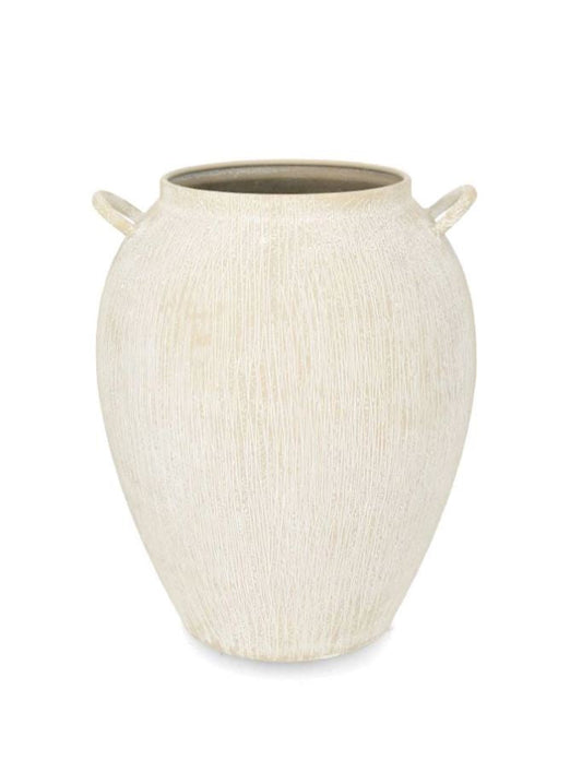 Dekorativ Vase Calliope 31 cm hvid På lager igen i august