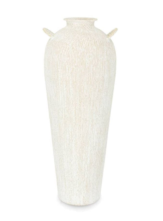 Dekorativ Vase Thalia 43 cm hvid På lager igen i august